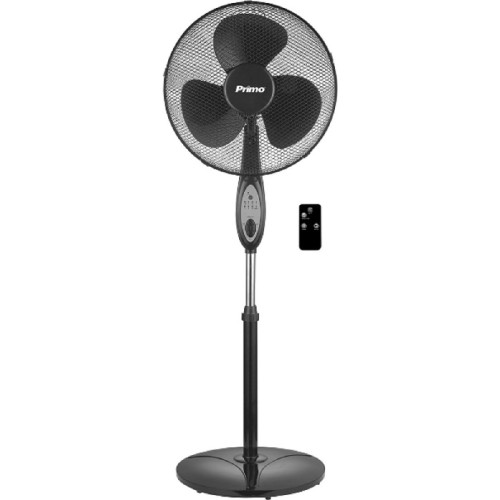 HIGH FLOOR FAN  PRSF-80297 40cm 3Φ 50W BLACK ΜΕ RC